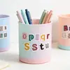 Pegatinas del alfabeto inglés, números y símbolos para diarios, libretas y álbumes de recortes de estudiantes - materiales básicos de collage y pegatinas decorativas