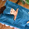 Juego de toallas especiales de alta calidad para salón de belleza, club de fisioterapia, toalla de cama con orejas, suave, absorbente, logotipo imprimible