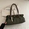 Bolso de Hombro Retro de Tendencia Transfronterizo de Nicho para Mujer, Nuevo Bolso Tote de Gamuza Estilo Coreano de Moda, Bolso de Hombro de Gran Capacidad para Mujer