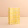 Bolsas de Papel Cuadradas de Caramelo con Cuadros Frescos al por Mayor Bolsas Exquisitas Hechas a Mano para Empaque de Regalos Bolsas para Empaque de Regalos Navideños