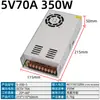 Fonte de Alimentação Chaveada 220V para 5V 40A60A70A80A Display LED Colorido Transformador A-200W-5