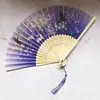 Abanico Plegable Tradicional para Hombres y Mujeres, Abanico de Danza Clásica, Fotografía de Performance de Disfraces, Accesorios Hanfu, Abanico Plegable Hecho a Mano Estilo Chino