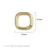 Anillo de Resorte Abierto en Forma de D Aleación de Zinc Accesorios de Ferretería para Equipaje Hebilla D Abierta Accesorios Metálicos para Bolsos Hebilla de Correa de Hombro