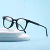 Nuevos y Elegantes Armazones Cuadrados Artísticos para Lentes de Prescripción para Hombres y Mujeres, Estilo Popular de Influencer, Armazones Lisos con Patillas de Plástico al por Mayor