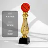 Futebol de Cristal Basquete Vôlei Sinuca Troféu de Resina Honra Criativa Campeão Jogos Esportivos Competição Medalha
