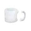 DIY Patrón Redondo de Yeso Cortado Mango de Vela Taza Molde de Resina Maceta Adorno de Almacenamiento Silicona