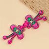 Nuevo Estilo Chino Estilo Nacional Hebilla de Disco Tejido a Mano Botón de Mariposa Bicolor Chaqueta de Traje Tang Cheongsam de Alta Gama de la Dinastía Han Hebilla Decorativa