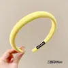 Estilo Coreano Verão Faixa de Cabeça Alta Caveira para Lavar o Rosto Feminina Estilo Luxo Leve de Alta Qualidade com Dentes Faixa de Cabelo Prendedor de Cabelo Fofo de Esponja