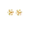 Aretes de Bola de Flor de Perla para Mujer, Lujo Ligero, Gama Alta, Aretes Versátiles, Nuevo Estilo Caliente 2026, Aretes Únicos y Personalizados