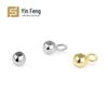 S925 Sterling Silver Silicone Positioning Beads Plus Anel de Ajuste Beads Acessórios DIY Colar Pulseira Retrátil Beads Atacado