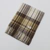 Bufanda de cuadros de cachemira de color transfronterizo, nueva en stock, bufanda con borlas de cuadros para otoño e invierno.