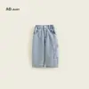 Ropa Infantil Otoño 2025 Nuevo Estilo Coreano Modernos Pantalones para Niños y Niñas Cómodos Transpirables Modernos Pantalones de Mezclilla de Otoño