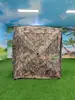 Barraca de camuflagem para caça, barraca de camuflagem para observação ao ar livre, barraca de camping totalmente automática de abertura rápida para observação de pássaros e fotografia