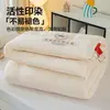 Colcha de gasa arrugada para dormitorio de estudiante universitario, núcleo engrosado, colcha individual para primavera/otoño, colcha de invierno, uso en todas las estaciones, nuevo modelo 2026