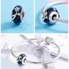 Pulsera de cuentas de cristal con flores de plata de ley s925 para mujer, venta transfronteriza, accesorios de joyería SCC862