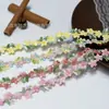 Nova Renda Bordada Florido Pequeno Estilo Chinês Solúvel em Água Acabamento para Roupas Acessórios de Tecido Joias Acessórios para Colares Venda por Atacado