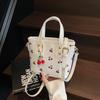 Nuevo Bolso de Mano Cereza 2026 Bolso Tote de Moda Gran Capacidad Lindo Bolso de Hombro para Viajes Diarios Bolso Cubo de Gama Alta