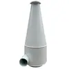 Colector de Polvo Ciclónico Industrial Shacron, Trituradora, Colector de Polvo Ciclónico, Cubo de Recolección de Polvo, Colector de Materiales, Shacron