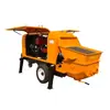 Bomba de Concreto para Entrega, Bomba de Enchimento para Piso Radiante, Bomba Secundária para Agregados Grandes em Construção, Bomba Grande para Lançamento de Concreto Cimentício