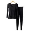 Pantalones de manga larga cálidos e hidratantes con ácido hialurónico, mascarilla de belleza para la piel contra la fiebre, ropa de otoño, calzoncillos largos, base elástica alta, traje cálido para mujer