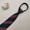 Cremallera Ancha de 8 cm Corbata de Lazo Hilo Rayado Teñido en Hilo Sin Nudos Estilo K Fácil de Tirar Ropa Formal de Negocios Novio Boda