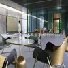 Muebles Creativos de Acero Inoxidable para Exteriores Sofá de Madera Maciza y Acero Inoxidable Taburete de Asiento de Ocio para Villa