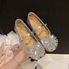 Sapatos de salto alto rasos estilo Mary Jane retrô 2026, da Coreia, modernos, para mulheres, com sola macia para o verão, para combinar com saias