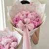 Shangjin 157g Série Menina Sonho Doce Papel de Embrulho Florido DIY Papel Kraft Papel de Embrulho para Buquê Atmosfera Atacado