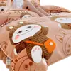 Funda de edredón de terciopelo de leche de dibujos animados Calentamiento rápido en 3 segundos Cálida Antiestática Terciopelo para mascotas Franela Funda de edredón Invierno Terciopelo de doble cara Edredón