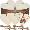 Piezas de madera con forma de corazón para manualidades más vendidas para pintar a mano y grafitis, colgantes decorativos para Acción de Gracias y bodas, decoraciones para fiestas en casa