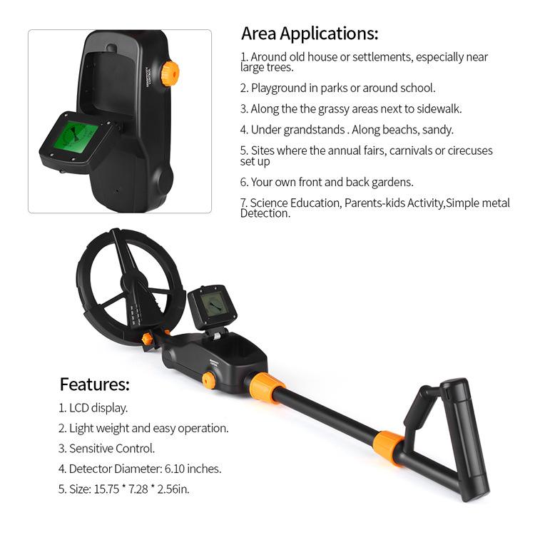地下金属探测器亲子农场探测器
