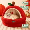 Edição Limitada de Natal Cama para Pet em Formato de Trenó Cama Quente de Inverno para Cachorro Universal para Cães e Gatos Cama de Pelúcia de Natal para Gatos Atacado
