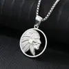 Venta Caliente Transfronteriza Amazon Aliexpress Tendencia de Moda Europea y Americana Acero Inoxidable Acero de Titanio Colgante para Hombre Joyería
