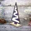 Árvore de Natal Decorações de Casa Ornamentos Criativos para Mesa Celebridade da Internet Pequena Decoração de Cena de Natal Ornamentos