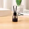 Saída de Ar Quadrada Tampa Preta Vareta de Fibra Garrafa de Aromaterapia para Vidro de Carro Spray DIY Sem Fogo Parafuso Garrafa de Aromaterapia Garrafa Vazia