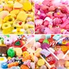 Funda de teléfono móvil material DIY crema de simulación accesorios de resina bolsa de la suerte de dibujos animados para niña relleno de pegamento