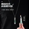 Nuevo Encendedor de Queroseno con Tanque de Aceite Transparente, Diseño Elegante de Cintura, Colgante de Collar de Moda, Rueda de Pedernal Personalizada, Llama Abierta, Venta al por Mayor desde el Fabricante