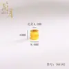 Jianyuesha Dorado Mantra de Seis Caracteres Barril con Agujero Pasante Cuentas Pulsera DIY Collar Accesorios Hechos a Mano Joyería Cuentas Sueltas con Cuentas Espaciadoras