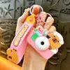 Llavero de dibujos animados creativos kappi bala de cara giratoria lindo colgante para mochila escolar llavero para llaves de coche pequeño regalo al por mayor