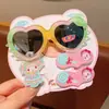 Set de Gafas de Sol y Pasadores para Niños, Lindos Pasadores de Dibujos Animados para Bebés, Accesorios para el Cabello Acrílicos Versátiles y Prácticos para Niñas Pequeñas