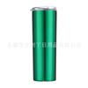 Suministro de Fábrica Original Taza Aislada de Acero Inoxidable de Doble Capa Elástica Color Degradado con Popote Taza Recta Tumbler Delgado