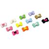 Cuentas de aleación con doble lazo, mariposa, lazo de doble color, accesorios para pulseras y collares hechos a mano.