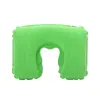 Almohada Inflable Personalizada en Forma de U de PVC para Camping al Aire Libre, Portátil, con Máscara de Ojos de Terciopelo y Juego de Tapones para los Oídos