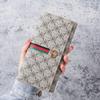 2021 Clutch Versátil Porta-Moedas Carteira Longa Dobrável Feminina Estampada Europeia e Americana Estilo Retrô Europeu e Americano