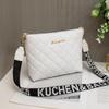 Bolsa balde xadrez diamante 2024 nova bolsa feminina pequena textura alta design bolsa feminina bolsa de ombro coreana