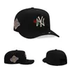 Novo Boné de Baseball Bordado da MLB para Homens e Mulheres, Chapéu de Sol Hip-Hop, Boné com Aba Fashionável e Versátil para Proteção Solar