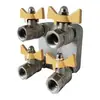 Distribuidor de Controlador de Temperatura de Molde Água Fria Válvula Distribuidora de Aço Inoxidável 304 Dreno de Água Controlador de Temperatura de Óleo Distribuidor de Água Distribuidor de Óleo Distribuidor