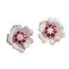 Comercio Electrónico Transfronterizo Europeo y Americano Nuevo Producto Caliente de Venta Pendientes para Mujer Explosiones de AliExpress Pendientes Creativos de Moda de Flores para Mujer