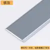 Tira Plana com Ripas de Liga de Alumínio Fundo de Parede Tira de Borda Decorativa de Metal Painel de Parede Tira para Juntas de Mármore