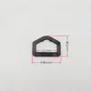 Anillo D de Plástico Fabricante Mayorista En Stock Hebilla Ajustadora en Forma de D Hebilla D Semicircular Hebilla Colgante de Cinco Puntas Hebilla de Presión de Plástico con Apertura Triangular